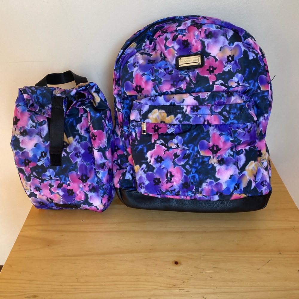 Madden Girl Backpack/Lunch bag Set
